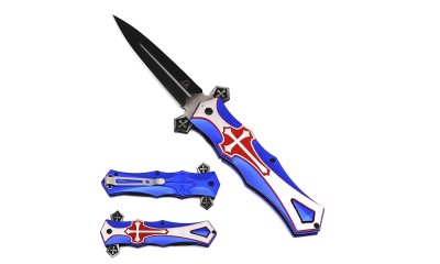 Falcon 9" Spring Assisted Knife KS5440BLR Falcon 9" Spring Assisted Knife KS5440BLR